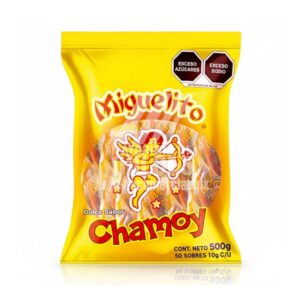 Miguelito Chamoy Líquido – 50 sobres de 10 g c/u