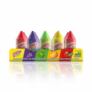 Crayón Dulce Surtido Sabores Frutales 10 Piezas